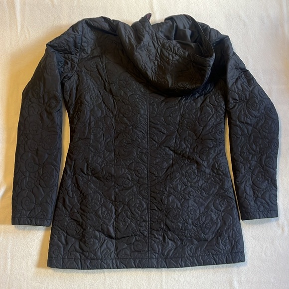 ISIS Clothing for Women Quilted Hooded  Jacket black with hood size 6 - Picture 7 of 13